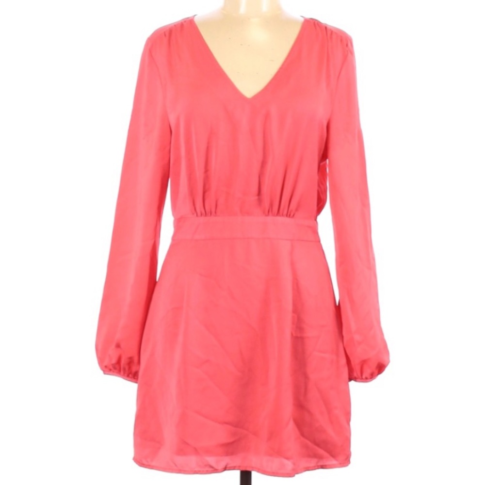 Coral Nordstrom dress, silky material size Medium